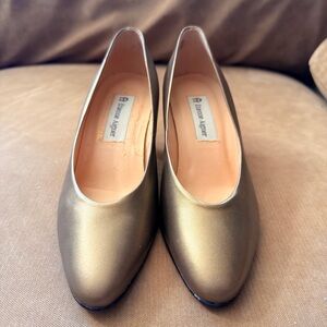 Bruno Magli Women's Metallic Gold Heels